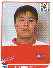 Cha Jong-Hyok Korea DPR samolepka Panini World Cup 2010 #509